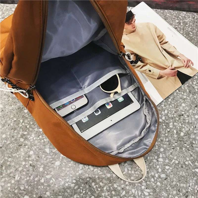 atinfor Women Backpack Travel Retro Waterproof Canvas Nylon Backpack School Bags for Bookbag Mochilas 240813
