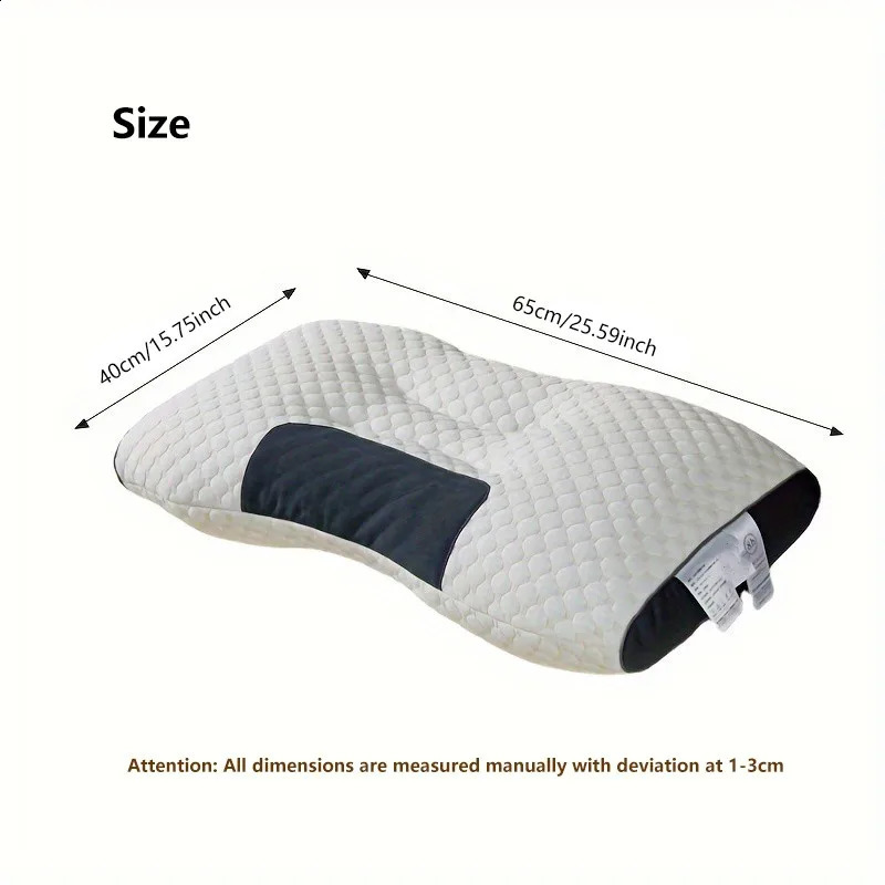 Cervical Orthopedic Neck Pillow Help Sleep And Protect The Pillow Neck Household Soybean Fiber SPA Massage Pillow For Sleeping 240810