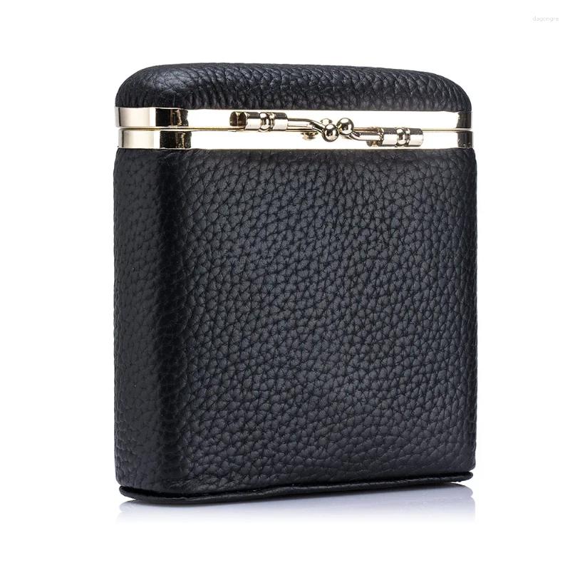 3 Cosmetic Bags Mini Portable Simple Leather Makeup Bag Mirror Storage Women Personal Use Small Lipstick Cases Cosmetics 4