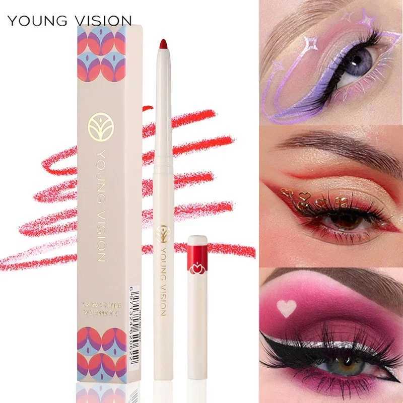 12 Colors Waterproof Colorful Eyeliner Pencil Long Lasting Green Red Eyeliner Pigment No Smudge Eyeiner Pen Eye Makeup Cosmetics Y240813