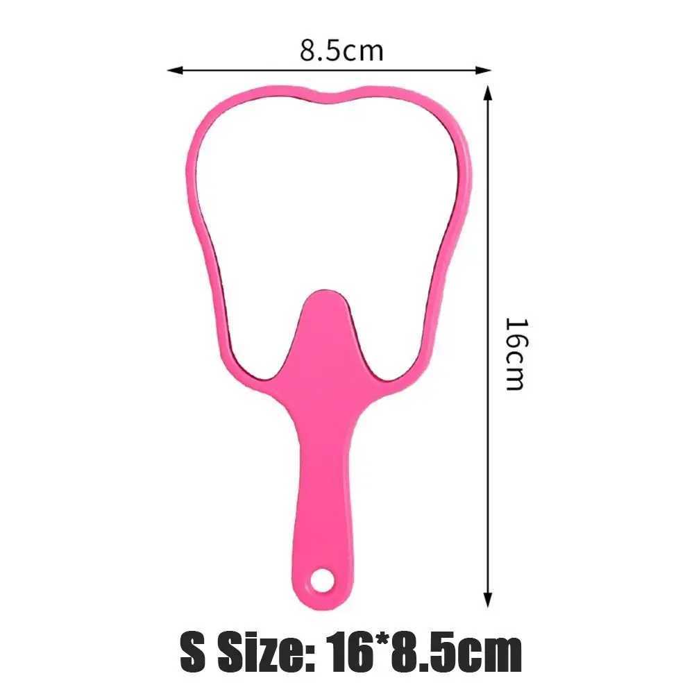 1PC dental handheld mirror cute makeup mirror handheld dental mirror with handheld high-definition makeup mirror W240813