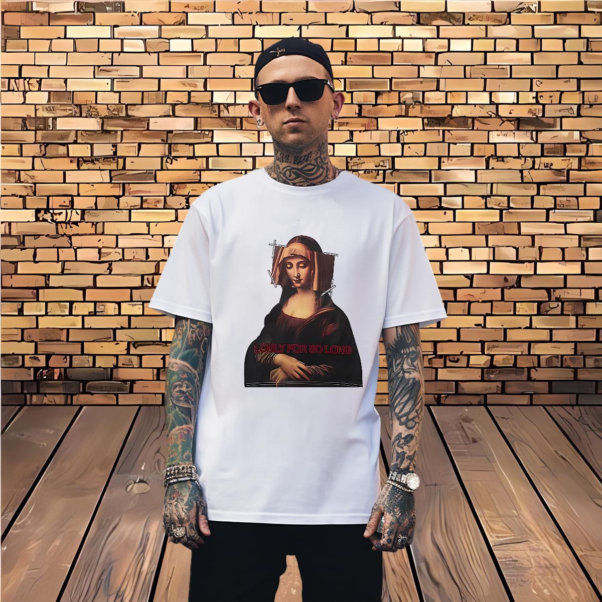 T Shirts Men 230g 100% Cotton funny Street Wear Short Sleeve O-Neck Plus Size Custom Men Tshirts Factory Direct Brand Polos