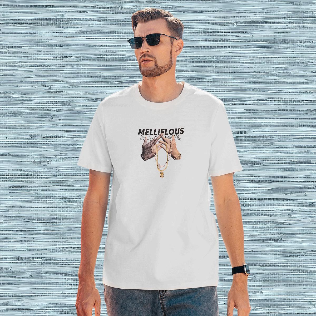 Cool Design hands Mens T Shirts Street Casual Men Tops Tees 230g 100% Cotton 2024 Breathable Crew Neck Custom Anime Tees Shirts