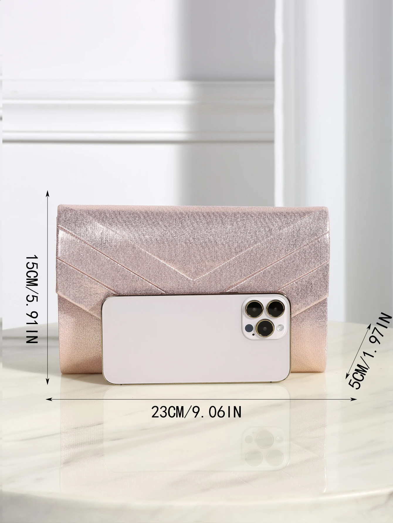 Charming Elegant Sophisticated Luxurious Stylish Solid Patent Leather Evening Bag Portable Wallet Clutch PU Leather Bag 240813