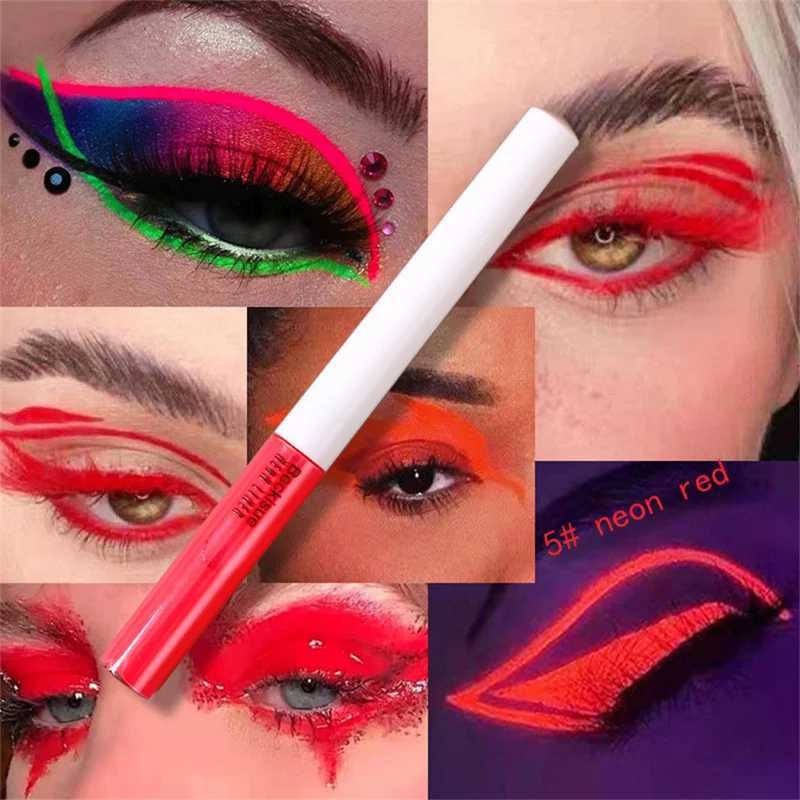 Colored Eyeliner Kit 8 Color Matte Waterproof Liquid Colorful Eye Liner Pencil Set Makeup Cosmetics Long-lasting Y240813