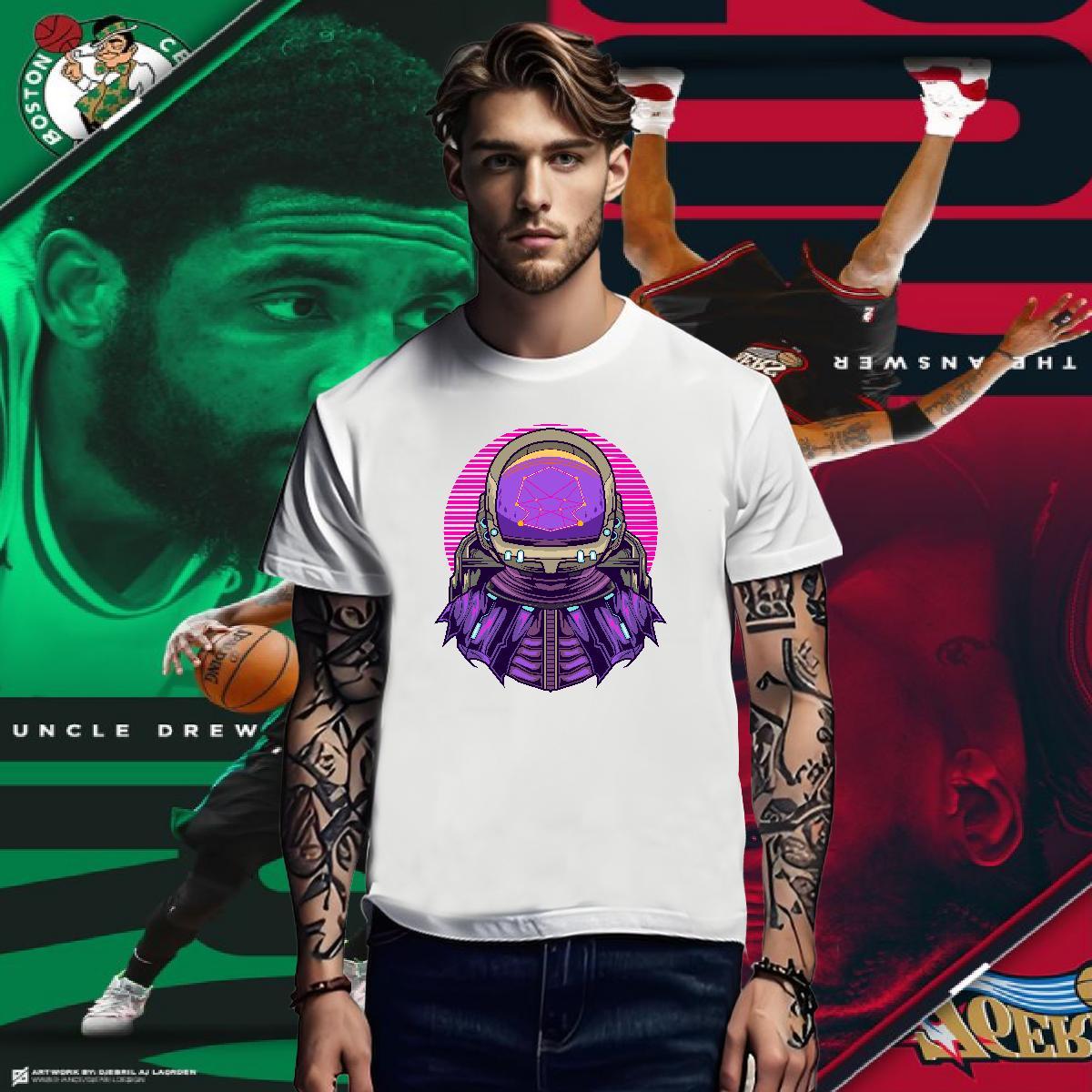 Mens T Shirts 230g Cotton planet Beach Breathable Crew Neck Custom Print Oversized Men Clothes T-Shirt Classic Loose Clothings