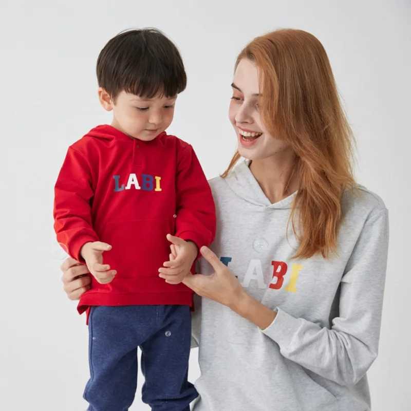 Family Hoodies Casual Family Pullover Outfits Autumn Clothes Father Mother Children Matching Clothing Long Sleeve Hooded TopsY240814