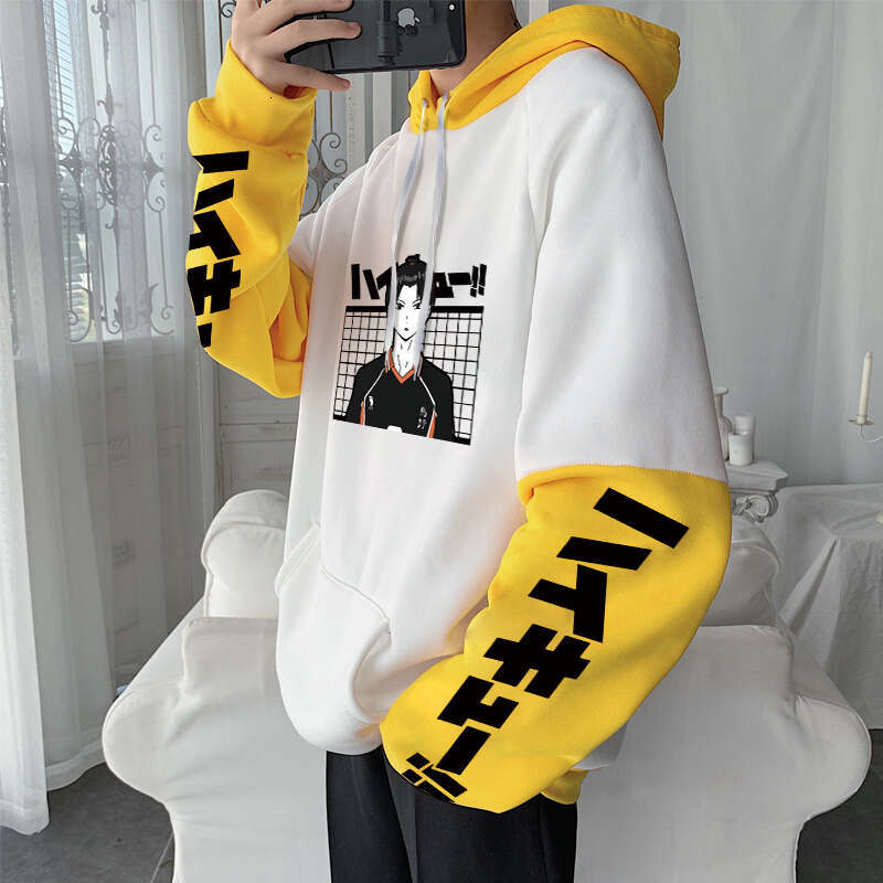 Anime Haikyuu Haruku Kawaii Volleyball Junior Tobio Kageyama Manga Hoodies Long Sleeve Unisex Oversized Winter Warm Sweatshirt