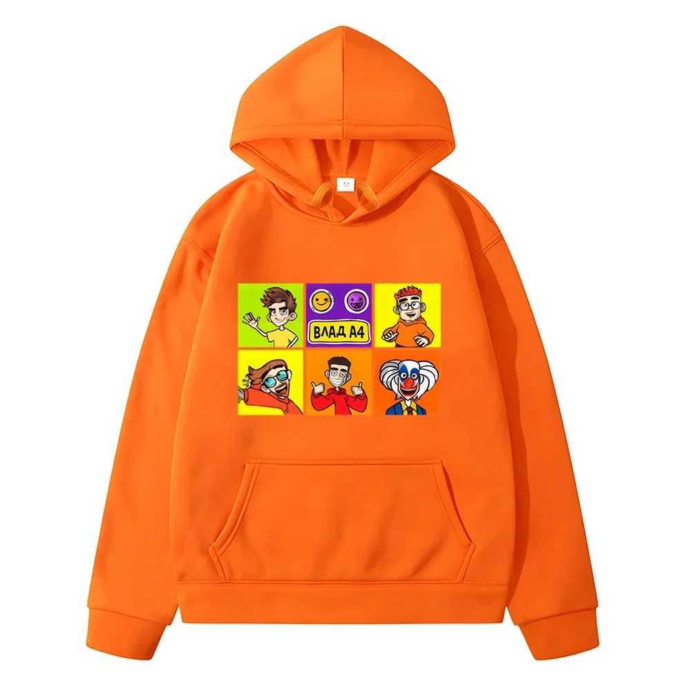 4 Children Hoodies Autumn Sweatshirt Vlad A4 anime hoodie Fleece Pullover y2k sudadera boys girl clothes Children clothingY240814