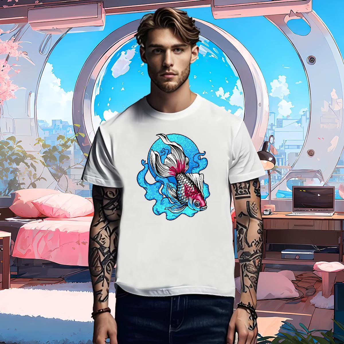 T Shirt For Man 230g 100% Cotton Sports Casual Breathable Short Sleeve Custom Anime Tshirt for Man Woman New Designer Cool Design Tshirts