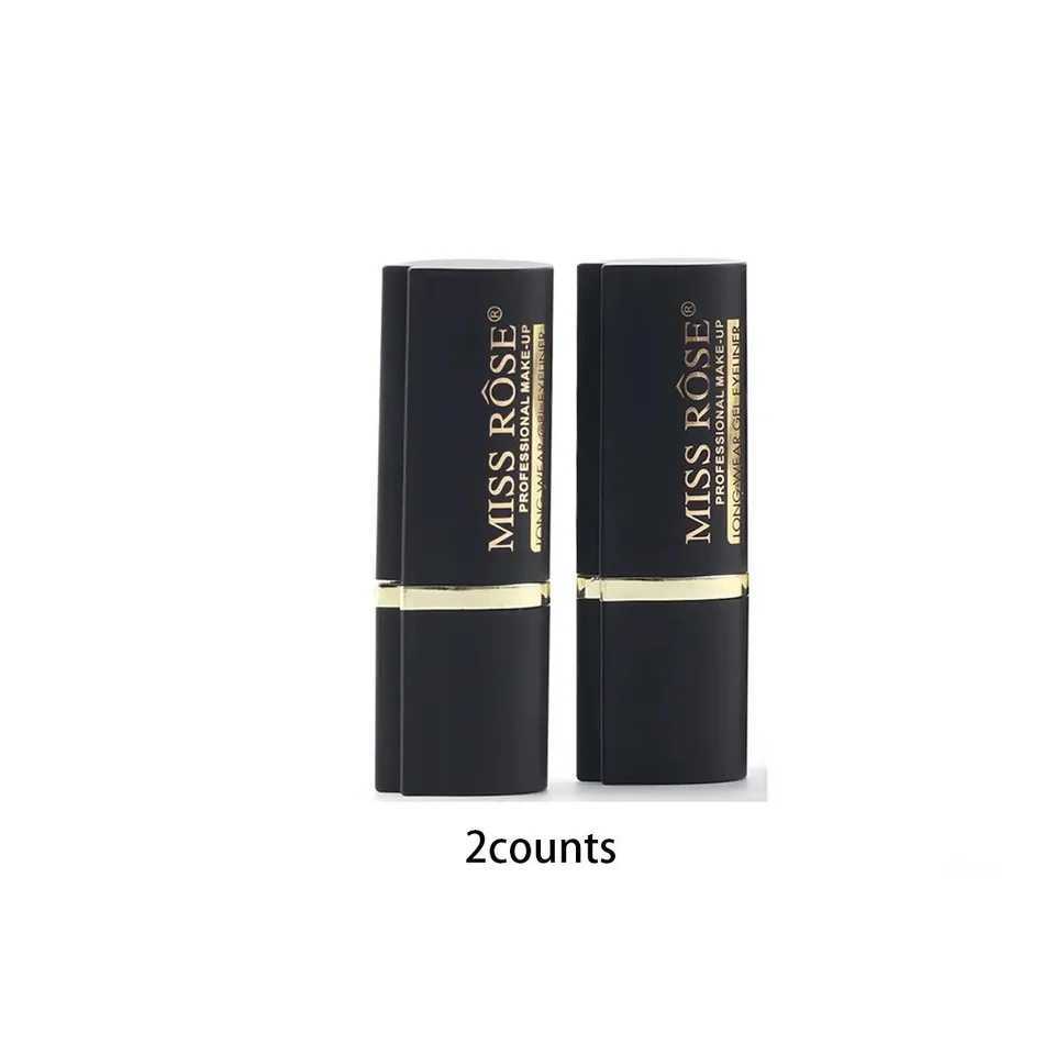 Creamy texture Eyeliner 1 Count /2 Counts Easy Coloring Sweat Proof High Pier Pencil Daily Makeup Accessories for Women and Gi Y240813