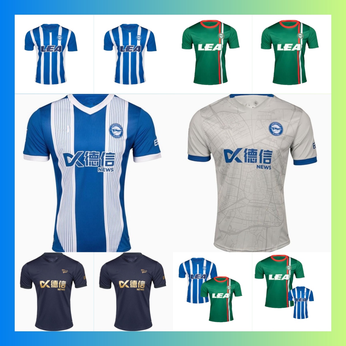2024 2025 Deportivo Alaves Home Away 3rd Football Shirt GUEVARA BLANCO CONECHNY Short Sleeve Adult Uniforms L. RIOJA ALKAIN Mens kids kits Soccer Jerseys GURIDI