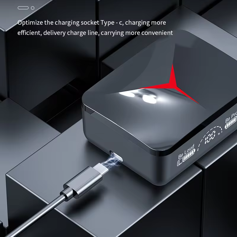 TWS M90 Wireless Headphones Gaming Earphone Bluetooth 5.3 Sport Earbuds with Mic Wireless Headset For iPhone Xiaomi