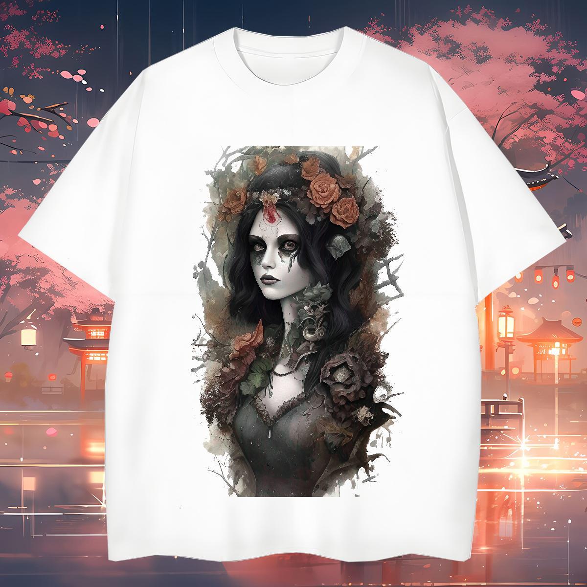 T shirt 230g Cotton portrait Street Short Sleeve Soft Customized Mens Tshirts Factory Direct Popular Tees
