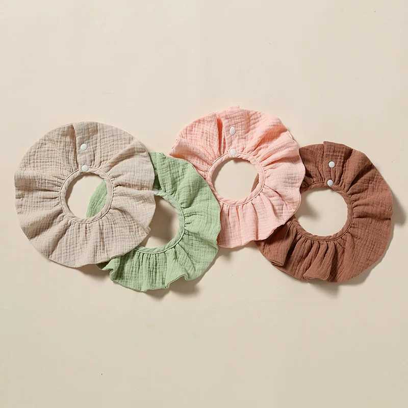 Bibs Burp Cloths New 4 Layers Cotton Gauze Baby Bibs Infants Solid Color Feeding Saliva Towel Newborn Toddler Soft Burp Cloth For Kids BibL4812