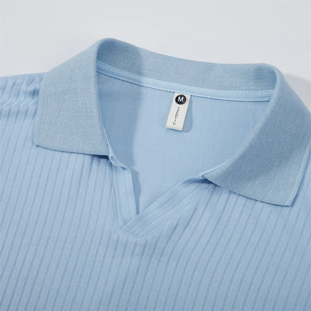 King Billion 100% Cotton Long Sleeve T-Shirts Men T-shirt High Quality Slim V-neck Stripe Shirt Autumn Winter Male Top Tees Male 240814