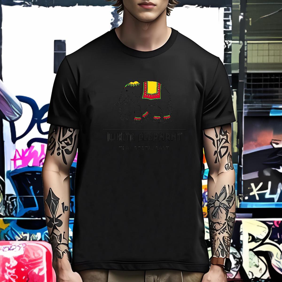 Wholesale Man T Shirts elephant Short Sleeve O-Neck Street Casual Plus Size Cartoon 230g Pure Cotton Tshirts Classic Casual Tops Shirt