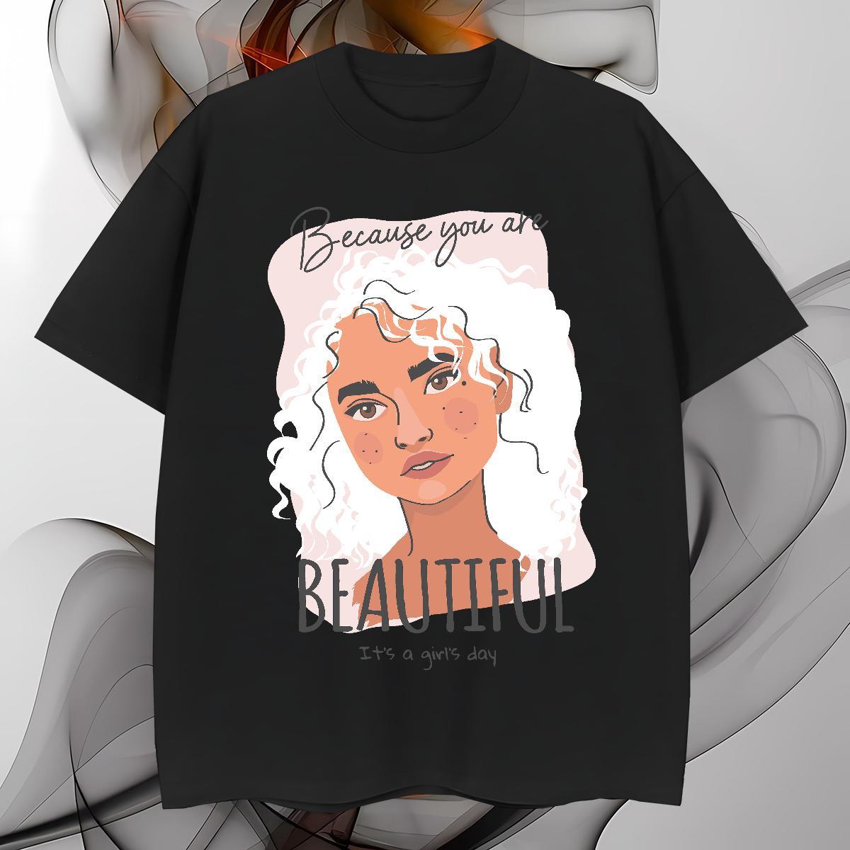 Men T Shirts 100% Cotton 230g portrait Street Wear Breathable Short Sleeve Oversized 3XL 4XL Men Tshirts Classic Casual High Quality Tee Shirt