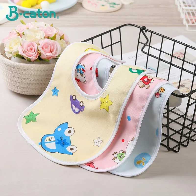 Bibs Burp Cloths 3Pcs/Set Waterproof Baby Bibs Newborn Cloth Feeding Bibs Cute Printed Bibs Burp Clothing for Infant Stuff Baby AccessoriesL4812