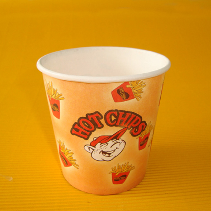 Paper cups custom disposable french fries cups wholesale custom disposable cups commercial packaging 1000 pcs