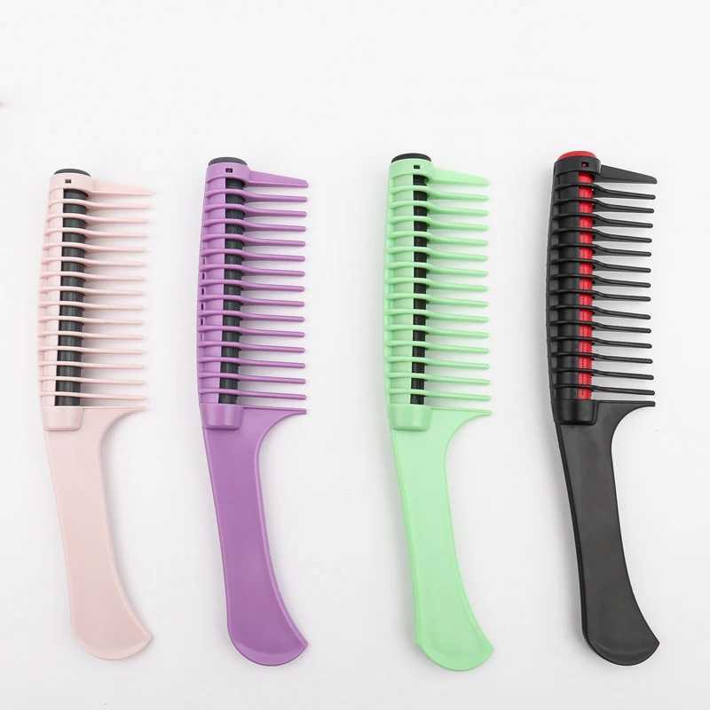 Sdotter 1pc professional anti splicing and chamfering roller comb hair dye tool comb paint brush hair color brush hair dye brush W240813