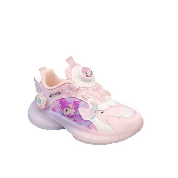 Sneakers G. DUCK Cool Little Yellow Duck 2024 Autumn/Winter New Girl Princess Leather Sneakers Rotating Button Shoes H240805