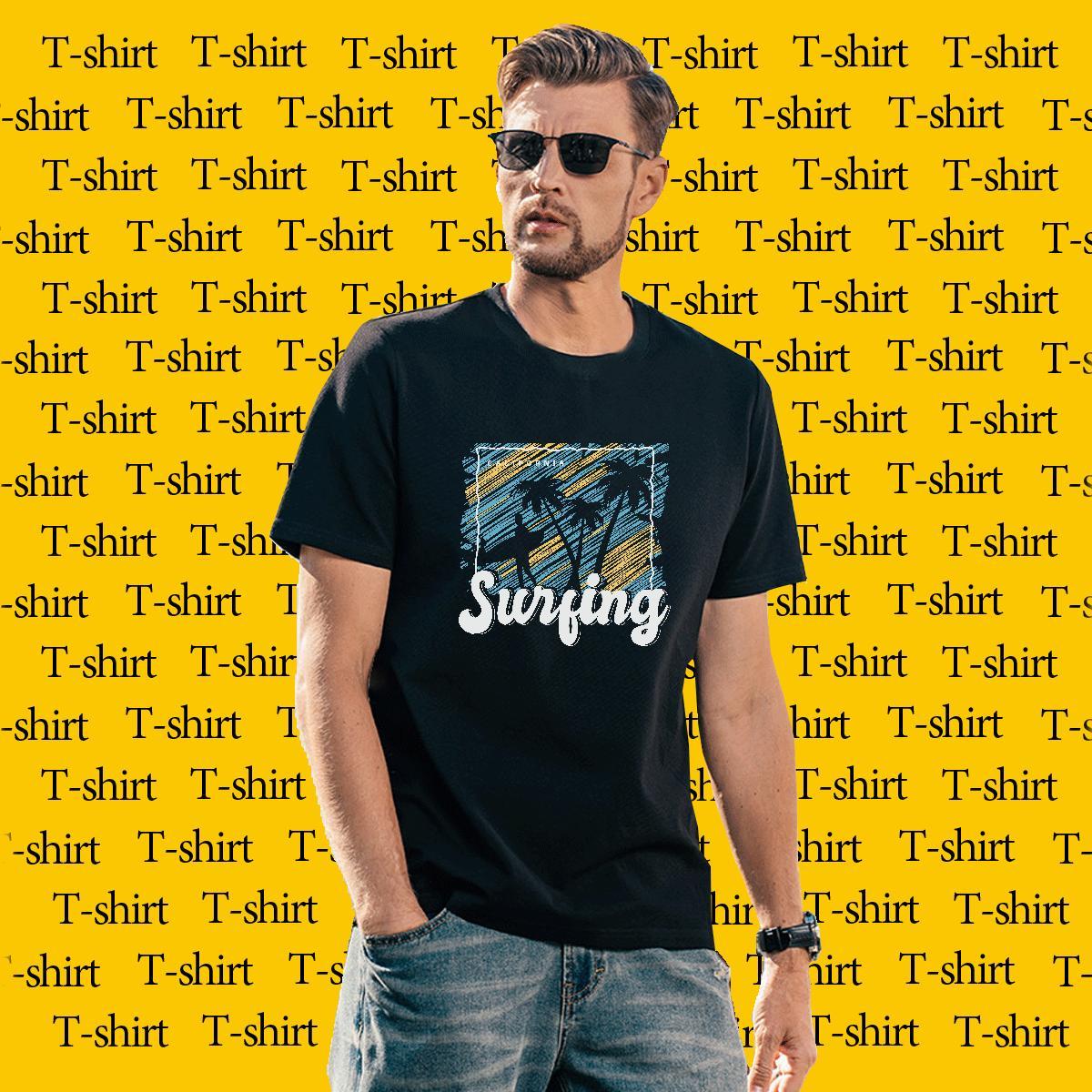 Unisex tree Men T Shirts Daily Wear Tshirt for Man Woman 230g Cotton 2024 Breathable Customized Print Tees Shirts