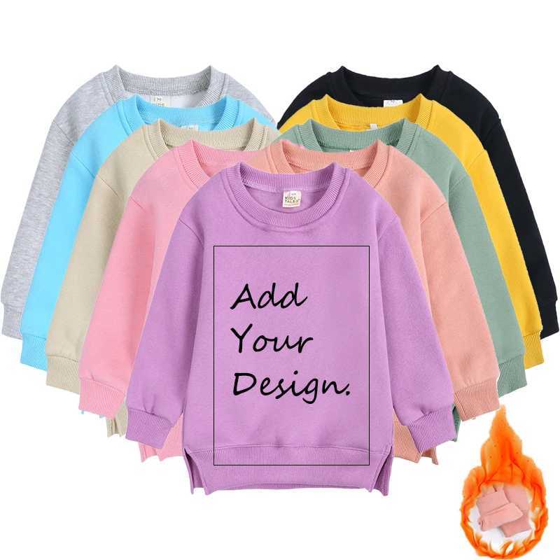 2024 Novelty Baby Boys Girls Clothes Kids Sweatshirt Warm Fleece Plain Comfortable Top For Childrens Jackets Causal OutfitsY240814