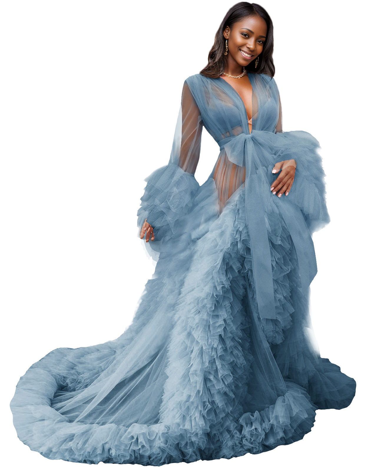 Vintage Evening Dresses Maternity Robes for Photoshoot Tiered A Line Babyshower Dresses Sexy Floor Length Pregnant Women Party Gowns