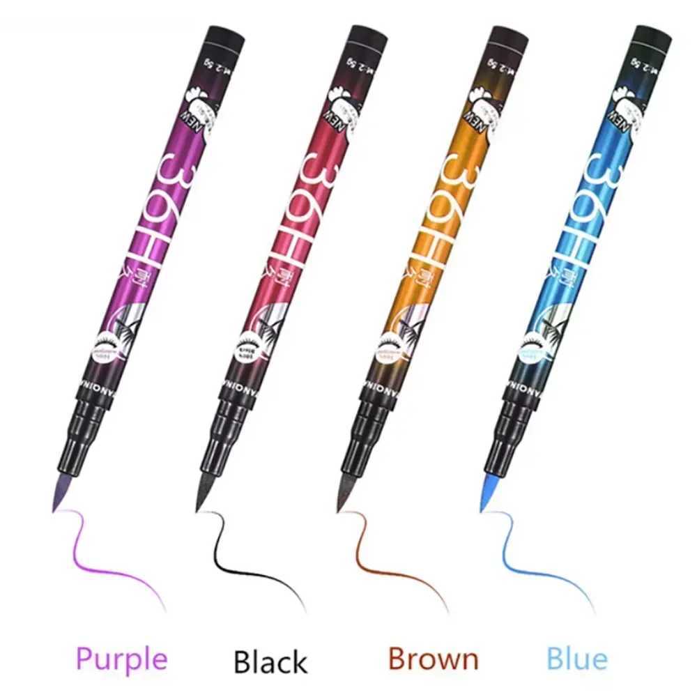 Black Liquid Eyeliner Waterproof Eyeliner Pencil 36H Long-Lasting Liquid Eye Liner Pen Quick-Dry No Blooming Cosmetics Tool Y240813