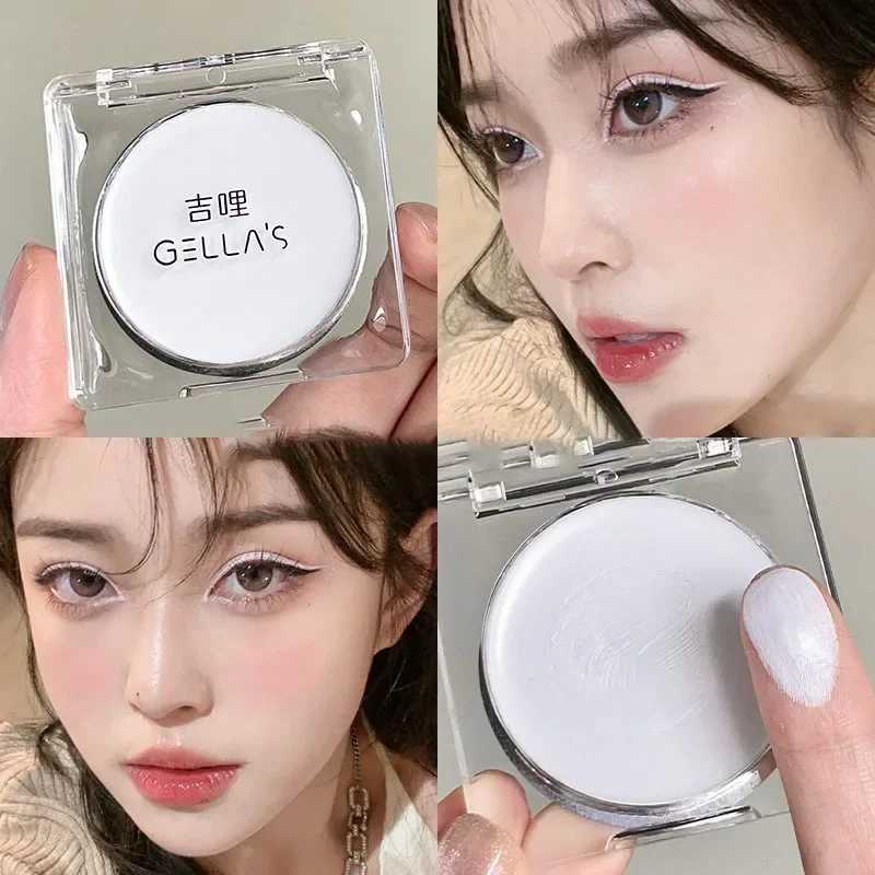 Moisturizing White Eyeliner Foundation Cream Multifunctional Palette Eyeshadow Silkworm Brighten Face Highlight Painted Powder Y240813
