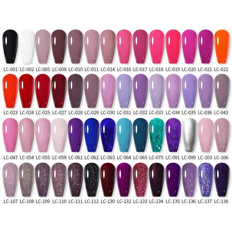LILYCUTE Nail Gel Polish UV Semi Permanent Ice Purple Serise Nail Art All For Manicure LED Gel Base Top Coat Gel Varnish PolishM240814
