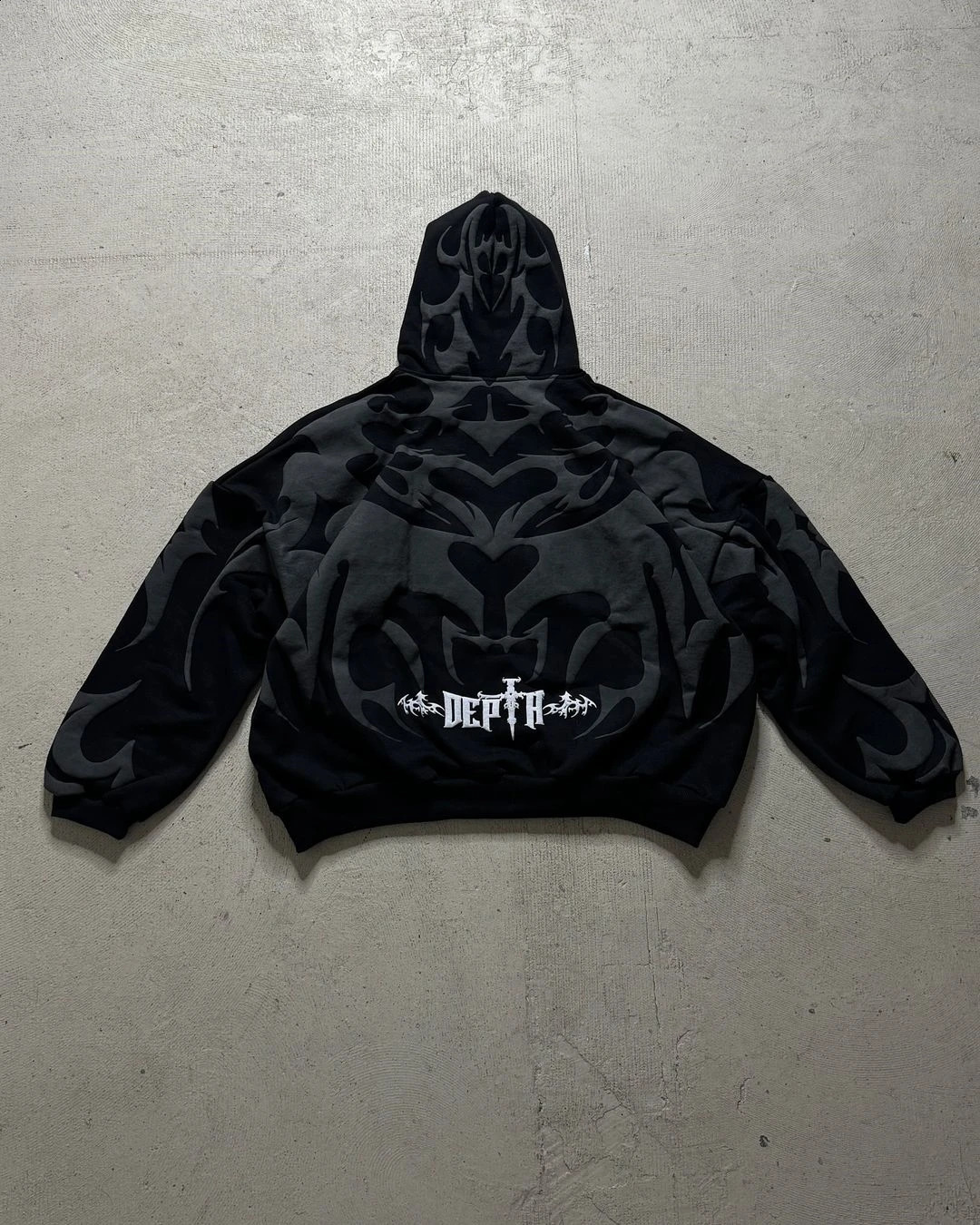 Winter Y2k Long Sleeved Pullover Pocket Hoodie Vintage Oversize Striped Foam Printing Pattern Sweater Streetwear Sweatshirt 240814