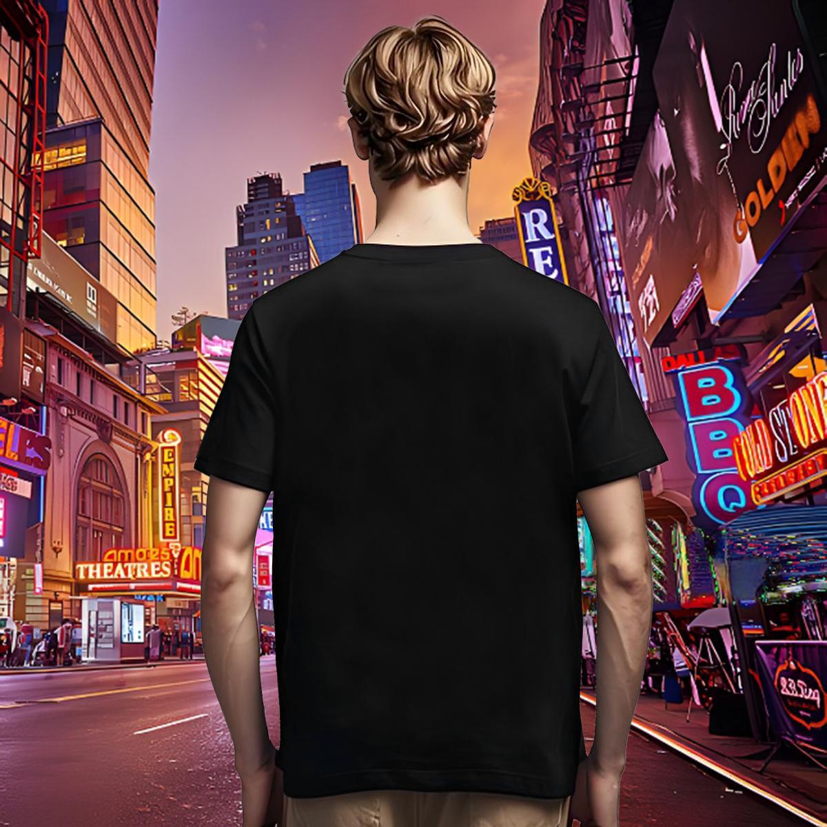 High Quality Men T Shirts Halloween Breathable Short Sleeve High Street Hip Hop Black Oversized 100% Cotton 230g Mens Tshirts Fashion Tees Shirts