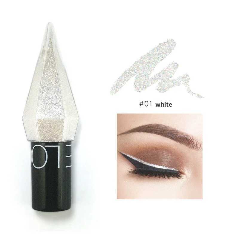Professional Diamond Shiny Eye Liners Eyeshadow Waterproof Glitter Sequins Eyeliner Eye Shadow Y240813