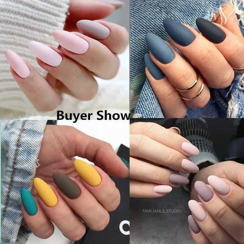 UR SUGAR 7.5ml Matte Blue Purple Dark Color Gel Nail Polish Hybrid For Base Gel Top Coat Soak Off UV LED Nail Art ManicureM240814