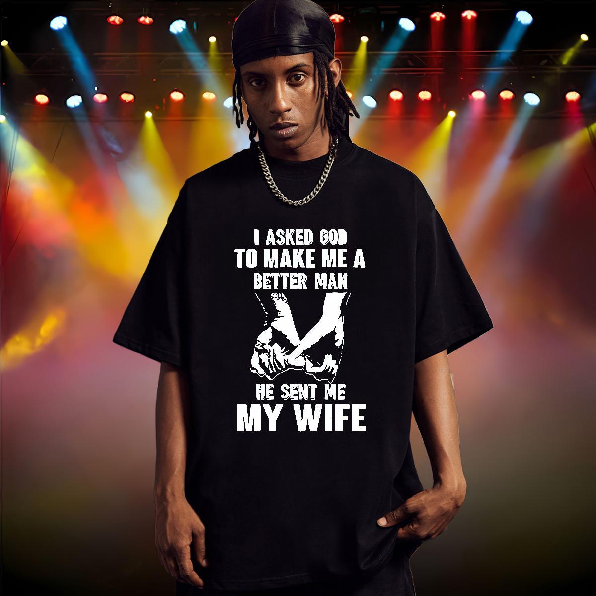 T Shirt For Man 230g Cotton hands Casual Breathable Short Sleeve Anime Print Couples T Shirts DIY Customized Comfortable Tops Tees