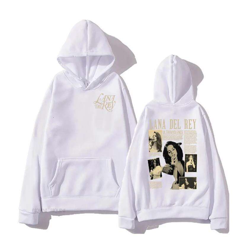 Lana Casual Del Rey Singer Hoodies for Men and Women Haruku Fashion Long Sleeves Sweatshirts Moleton Graphic Prints Streetwear