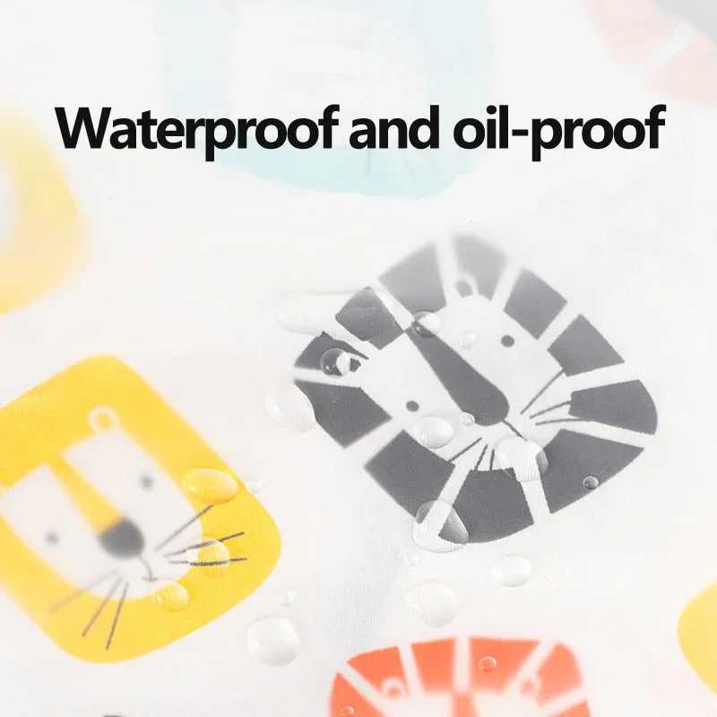 Bibs Burp Cloths Baby Bibs Cloth Waterproof Dining Clothes Long Sleeve Apron Children Feeding Smock Burp Reverse Dressing Painting ProtectL4812