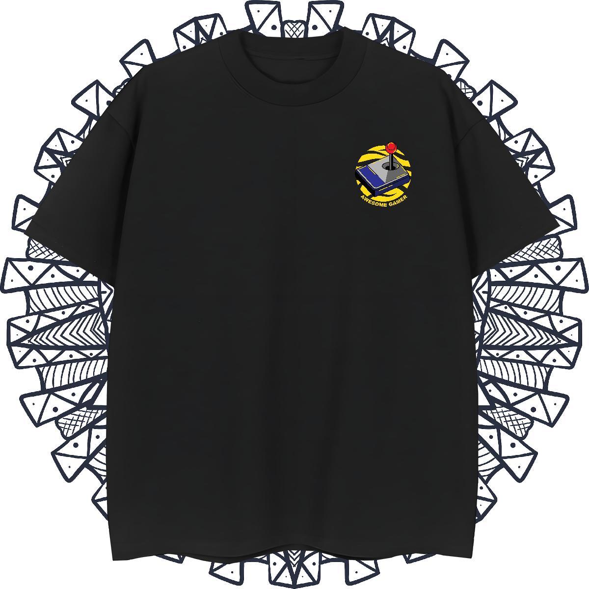 Comfortable Men Tshirts Daily Outfit 230g 100% Cotton Graphic Short Sleeve Soft tool T shirt 2024 Clothings