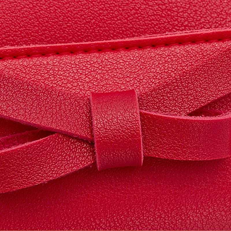 Mini childrens bag cute bow solid color oblique cross bag suitable for little girls princess bag childrens handbag shoulder bag 2-10 years old W240813