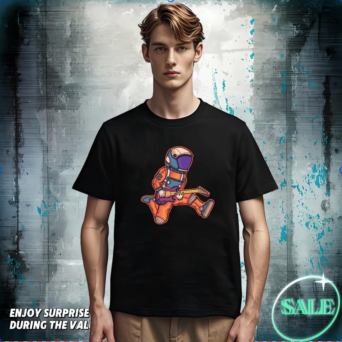 T Shirts Men 100% Cotton 230g universe Beach Breathable Crew Neck Skull Mens Tshirts 2024 Summer Designer Tees