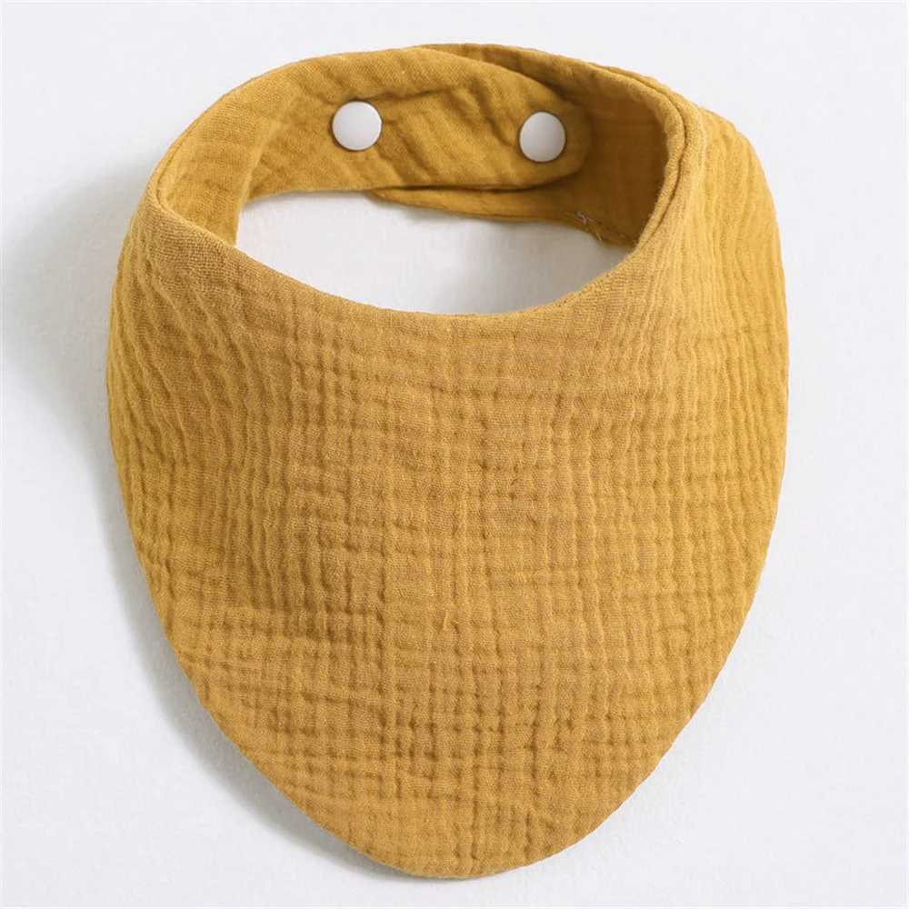 Bibs Burp Cloths Baby Bibs Infant Cotton Bib Newborn Solid Color Triangle Scarf Feeding Saliva Towel Bandana Burp Cloth For Boy Girl Drool BibsL4812