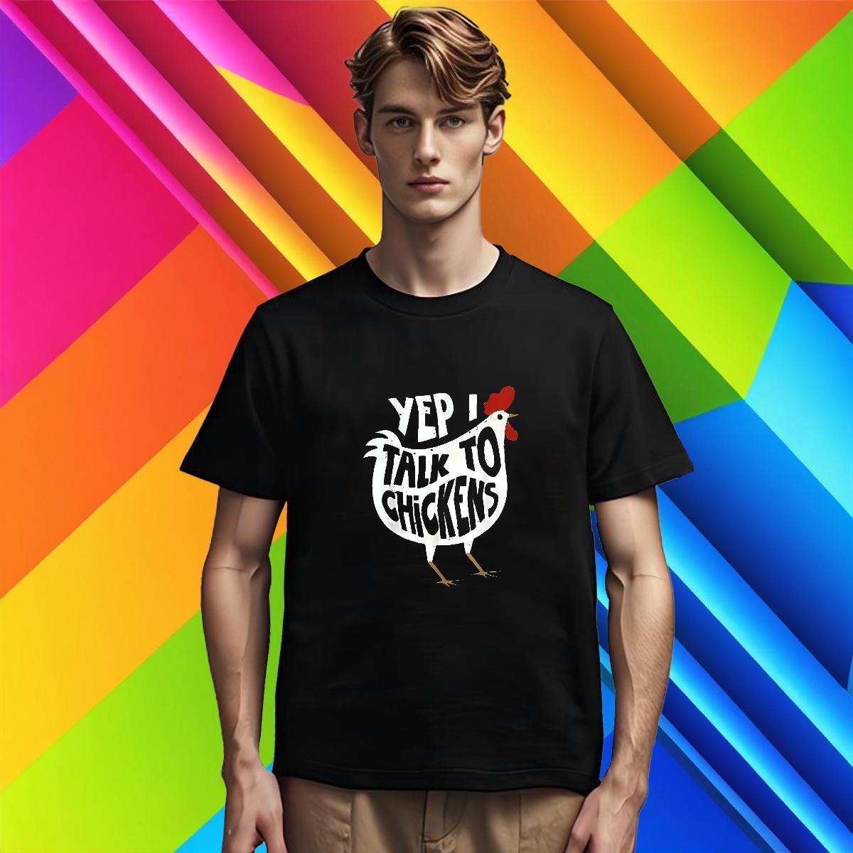 T Shirts Men 100% Cotton 230g chicken Street Breathable Short Sleeve Custom Print Plus Size Men Tees 2024 Summer Cool Polos