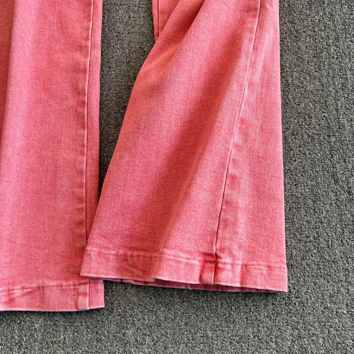 Women Rose Jumpsuit Halter Sleeveless One Breasted Wide Leg Overall Solid Wide Leg Bodysuits for Female Pink Backless Long Jeans 240813