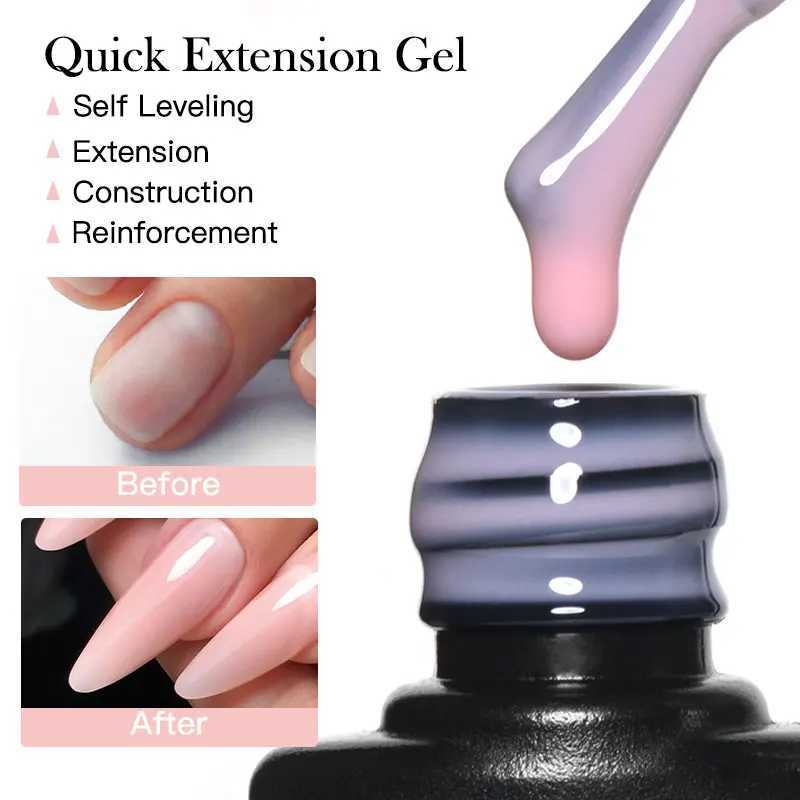 Mtssii 7ml Light Changing Quick Extension Gel Nude Pink Semi Permanent Acrylic Gel Nail Polish UV Construction Builder UV GelM240814