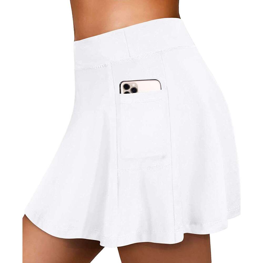 Safe Mini Sports Skirt Workout Tennis for Women Dancing Fiess Shorts High Waist Quick Dry Running Skirts s