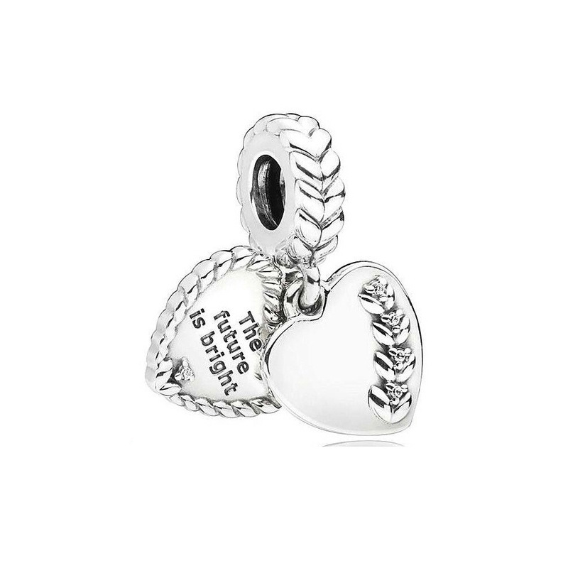 925 Sterling Silver Friends Heart Full Of Hearts Dangle Charms S925 Snake Bracelet Pendant Beads For Jewelry Making Free Shipping