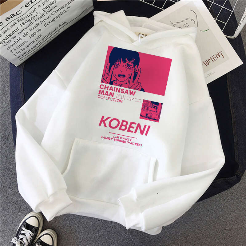 Haruku Anime Chainsaw Man Power Cute Graphic Print Hooded Men Women Hoodies Plus Size Sweatshirt Winter Warm Unisex Pullover