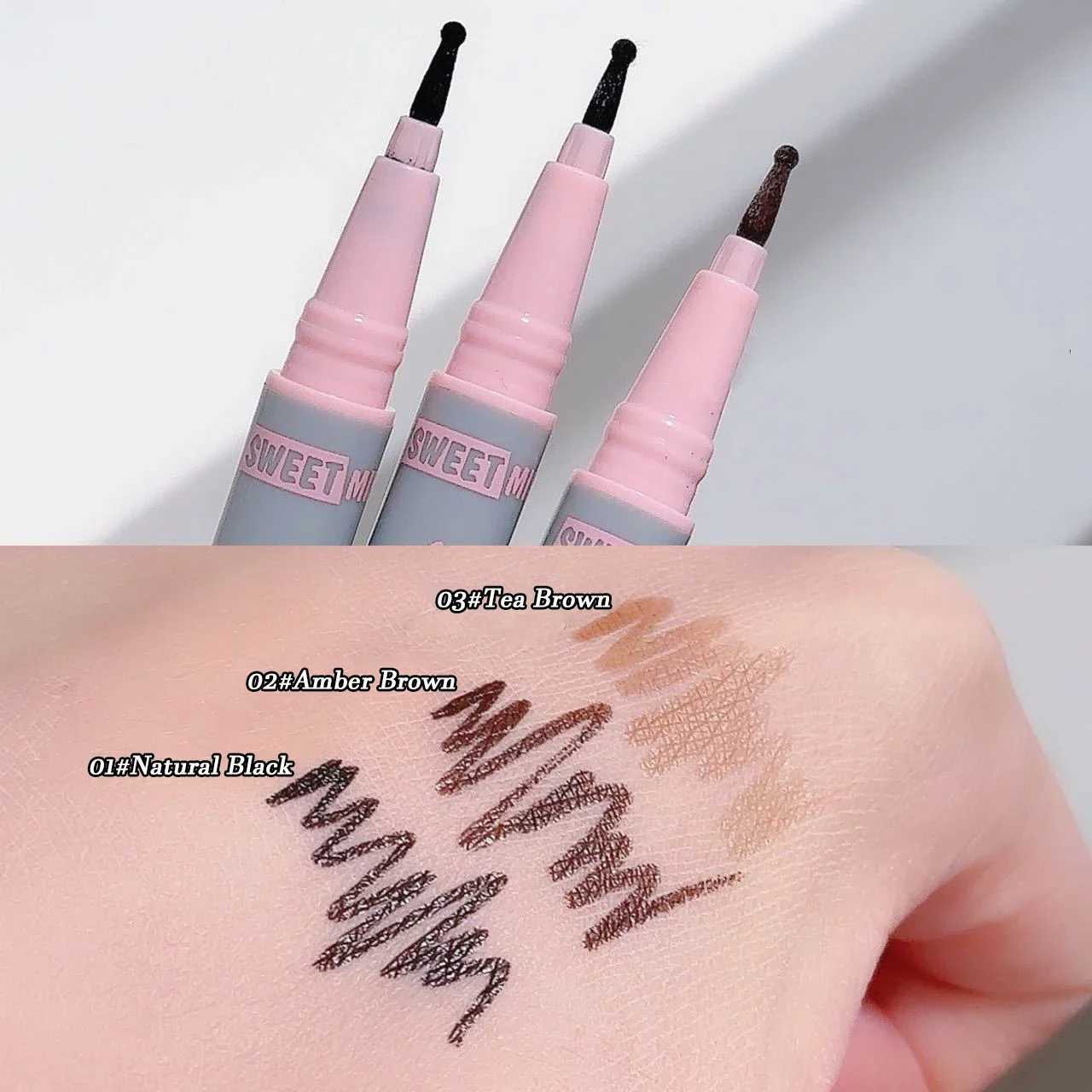 Long-Lasting Face Fake Tear Mole Pen Black Natural Lifelike Freckle Stamp Pencil Waterproof Dot Spot Pen Korean Makeup Cosmetics Y240813